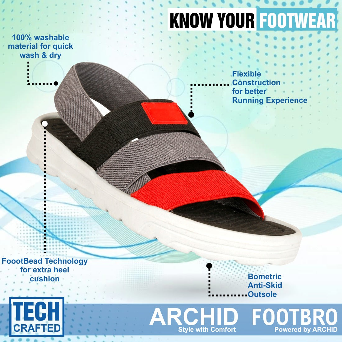 Archid Men Sandal - Red